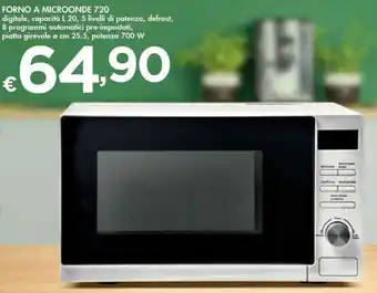 Bennet FORNO A MICROONDE 720 offerta