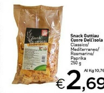 Crai Cuore dell'isola Snack Guttiau offerta