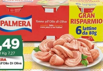 Crai Palmera Tonno All'Olio D'Oliva offerta