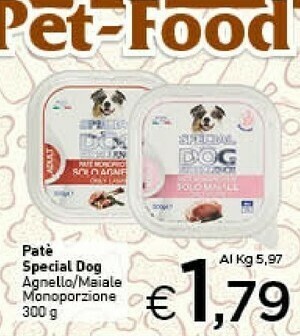 Pate Special Dog Agnello