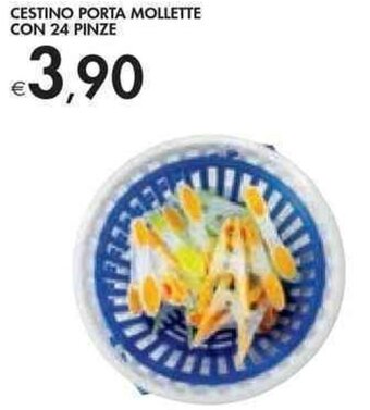 Bennet CESTINO PORTA MOLLETTE CON 24 PINZE offerta