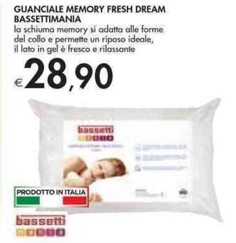 Bennet GUANCIALE MEMORY FRESH DREAM BASSETTIMANIA offerta