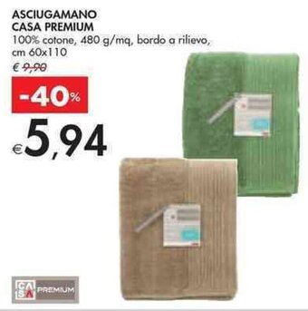Bennet ASCIUGAMANO CASA PREMIUM cm 60x110 offerta