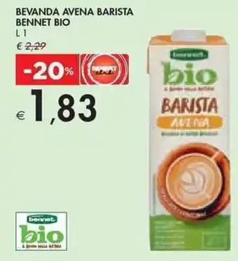 BEVANDA AVENA BARISTA BENNET BIO L1