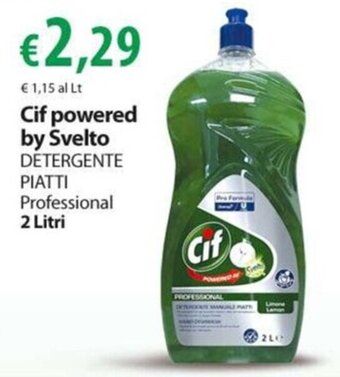 Extra Supermercati Cif powered by Svelto DETERGENTE PIATTI Professional 2 Litri offerta