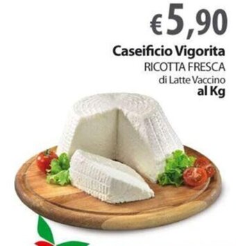 Extra Supermercati Caseificio Vigorita RICOTTA FRESCA di Latte Vaccino offerta