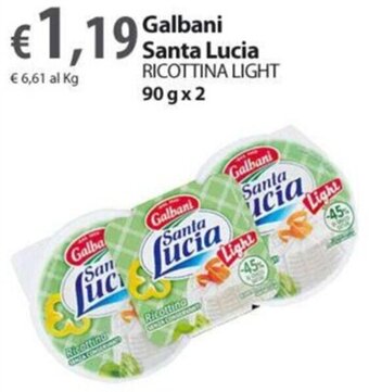 Galbani Santa Lucia RICOTTINA LIGHT 90 g x 2