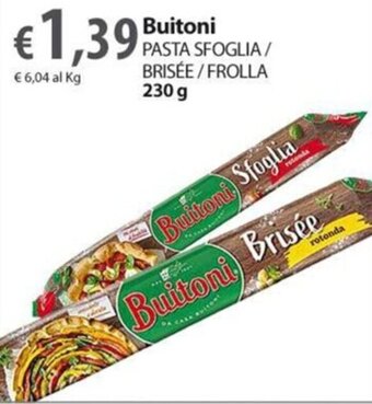 Extra Supermercati Buitoni PASTA SFOGLIA/ BRISÉE/FROLLA 230 g offerta