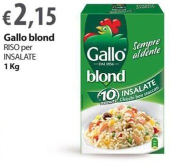 Extra Supermercati Gallo blond RISO per INSALATE 1 Kg offerta