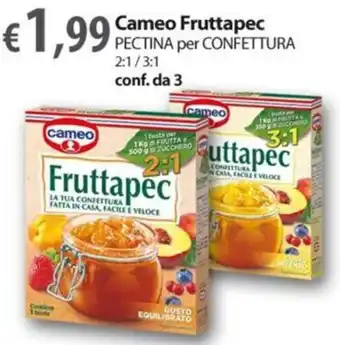 Extra Supermercati Cameo Fruttapec PECTINA per CONFETTURA conf. da 3 offerta