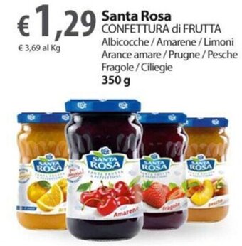 Extra Supermercati Santa Rosa CONFETTURA di FRUTTA 350 g offerta