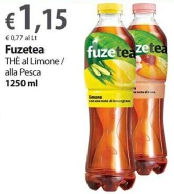 Extra Supermercati Fuzetea THÈ al Limone / alla Pesca 1250 ml offerta