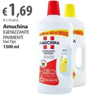 Extra Supermercati Amuchina IGIENIZZANTE PAVIMENTI Vari Tipi 1500 ml offerta