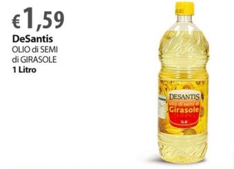 Extra Supermercati DeSantis OLIO di SEMI di GIRASOLE 1 Litro offerta