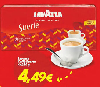 Iper Super Conveniente Lavazza Caffè Suerte 4x250 g offerta