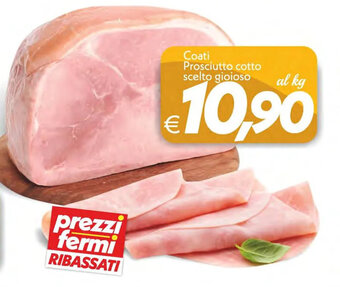 Iper Super Conveniente Coati Prosciutto cotto scelto gioioso offerta