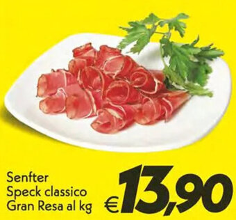 Iper Super Conveniente Senfter Speck classico Gran Resa al kg offerta