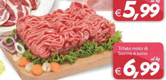 Iper Super Conveniente Tritato misto di bovino e suino offerta