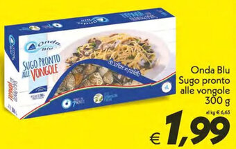Iper Super Conveniente Onda Blu Sugo pronto alle vongole 300 g offerta