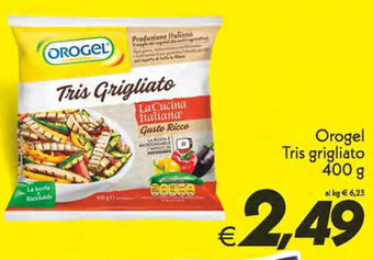 Iper Super Conveniente Orogel Tris grigliato 400 g offerta