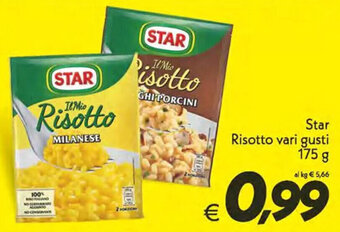 Iper Super Conveniente Star Risotto vari gusti 175 g offerta
