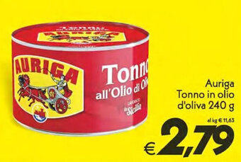 Iper Super Conveniente Auriga Tonno in olio d'oliva 240 g offerta