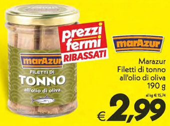 Marazur Filetti di tonno all'olio di oliva 190 g