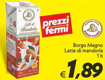 Borgo Magno Latte di mandorla 1 lt
