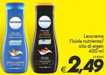 Leocrema Fluida nutriente/ olio di argan 400 ml