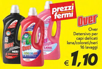 Iper Super Conveniente Over Detersivo per capi delicati lana/colorati/neri 16 lavaggi offerta