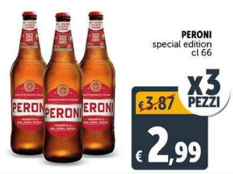 Deco Supermercati PERONI special edition cl 66 offerta
