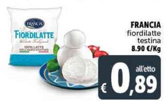 Deco Supermercati FRANCIA fiordilatte testina offerta