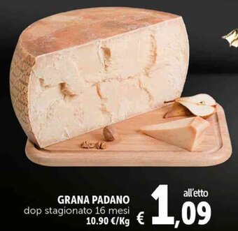 Deco Supermercati GRANA PADANO dop stagionato 16 mesi offerta