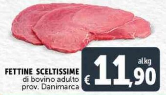 Deco Supermercati FETTINE SCELTISSIME di bovino adulto offerta