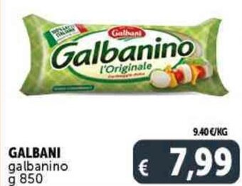 Deco Supermercati GALBANI galbanino g 850 offerta