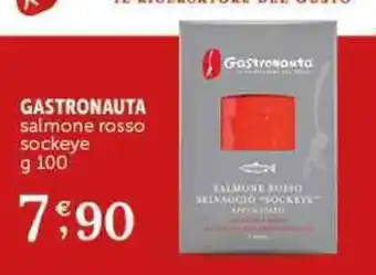 Deco Supermercati GASTRONAUTA salmone rosso sockeye g 100 offerta
