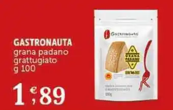 Deco Supermercati GASTRONAUTA grana padano grattugiato g 100 offerta