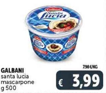 GALBANI santa lucia mascarpone g 500