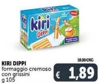 Deco Supermercati KIRI DIPPI formaggio cremoso con grissini g 105 offerta