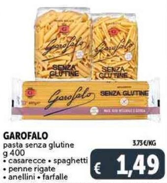 Deco Supermercati GAROFALO pasta senza glutine g 400 offerta