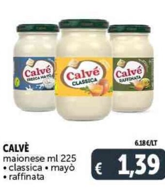 Deco Supermercati CALVE maionese ml 225 offerta