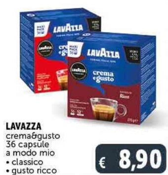 Deco Supermercati LAVAZZA crema gusto 36 capsule offerta