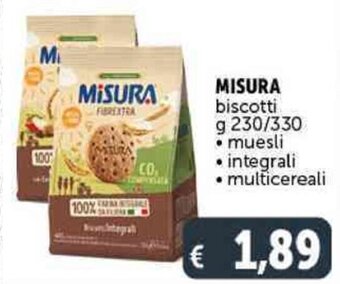 Deco Supermercati MISURA biscotti g 230/330 offerta