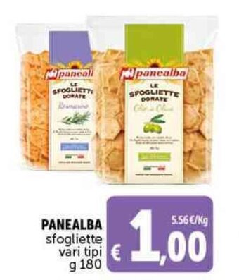 Deco Supermercati PANEALBA sfogliette vari tipi g 180 offerta