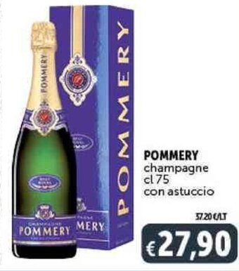 POMMERY champagne cl 75 con astuccio