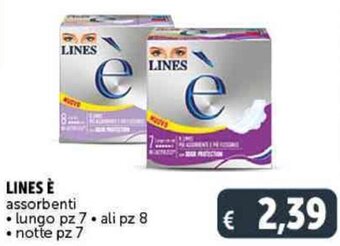 Deco Supermercati LINES È assorbenti offerta