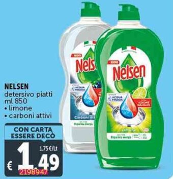 Deco Supermercati NELSEN detersivo piatti ml 850 offerta