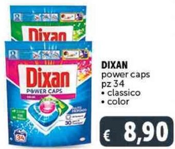 Deco Supermercati DIXAN power caps pz 34 offerta