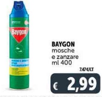 Deco Supermercati BAYGON mosche e zanzare ml 400 offerta