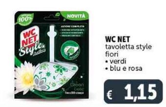 Deco Supermercati WC NET tavoletta style fiori offerta